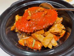 黄金膏蟹焗走地鸡-皇朝会.经典传统粤菜(外滩店)