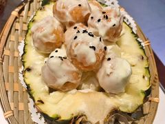 金牌凤梨虾球-火齐潮汕砂锅粥(五道口店)