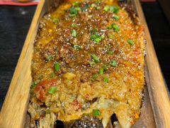 烤茄子-老表记广西宵夜螺蛳鸭脚煲(西大店)