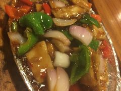 铁板杏鲍菇-日出青木·杭帮菜名店