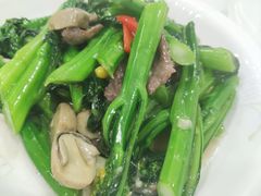 草菇牛肉炒菜心-惠爱餐厅