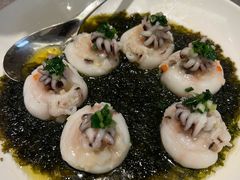 水头紫菜蒸目鱼仔-九里云松·天香餐厅