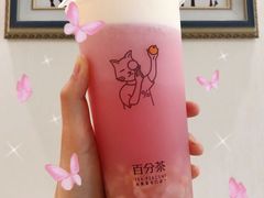 手舂荔枝奶缇-百分茶(盐城宝龙店)