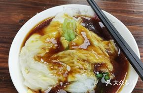 Pork and Egg Rice Noodle Roll
