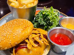 美式烧烤牛肉汉堡-bluefrog蓝蛙(悠唐购物中心店)