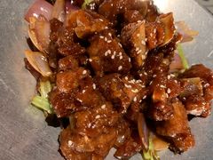 蒜香蜜汁排骨-绿茶餐厅(布吉万象汇店)