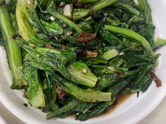 豆豉鲮鱼炒麦菜-好好滋味茶餐厅