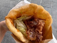 -小红车炸蛋葱油饼
