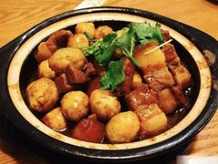 鹌鹑蛋焖红烧肉-唐伯虎新派湘菜馆(石夏时代广场店)
