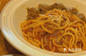 Tomato Sauce Meatball Pasta
