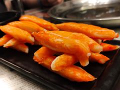 招牌蟹腿肉-超越炭火牛蛙火锅鸡(河东店)
