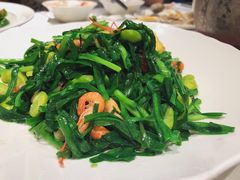 韭菜炒河虾-海鸿荟·沿江菜(中山北路店)