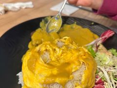 咖喱牛扒蛋包饭-肥韬茶餐厅(海上世界店)