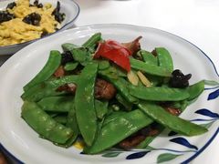 手打肉饼炒荷兰豆-清晖小苑•顺德地方菜(壹海城店)