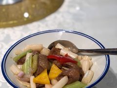 藕尖炒大肠-禾悦庄餐厅