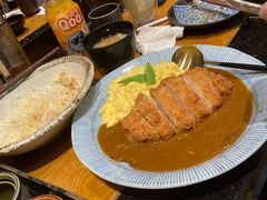 金咖喱熔岩蛋包饭猪排饭-堂本家洋食别馆·炸猪排(中心城店)