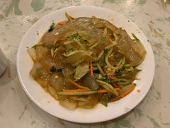凉拌东北大拉皮-老猎户炭火锅羊汤(万达店)