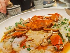 肉饼蒸三门青蟹-径山十八道·风味民间菜(杭州总店)