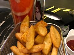 炸薯条-野萃山·潮汕厚果汁(十亩地店)