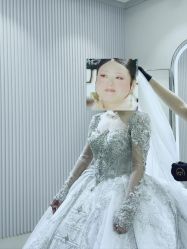-桃子造型婚纱礼服(凤起广场店)