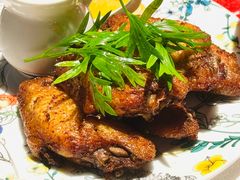 柠檬鸡翅配泰式风味汁-弗兰克牛排西餐厅Ribone steak house(柠檬花园店)