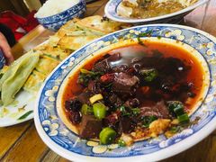 辣子蒜羊血-三羊居食府(文艺路店)