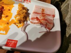 招牌湘村黑猪五花肉-么肆烤肉(汉街形象店)