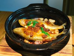 砂锅豆酱焗小黄鱼-大鸽饭(岗顶店)