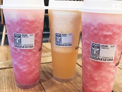 奶酪粉桃-LELECHA乐乐茶(上海五角场万达广场店)