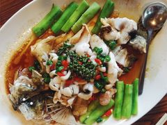鲜花椒蒸桂花鲈-猪肉婆私房菜(容桂总店)