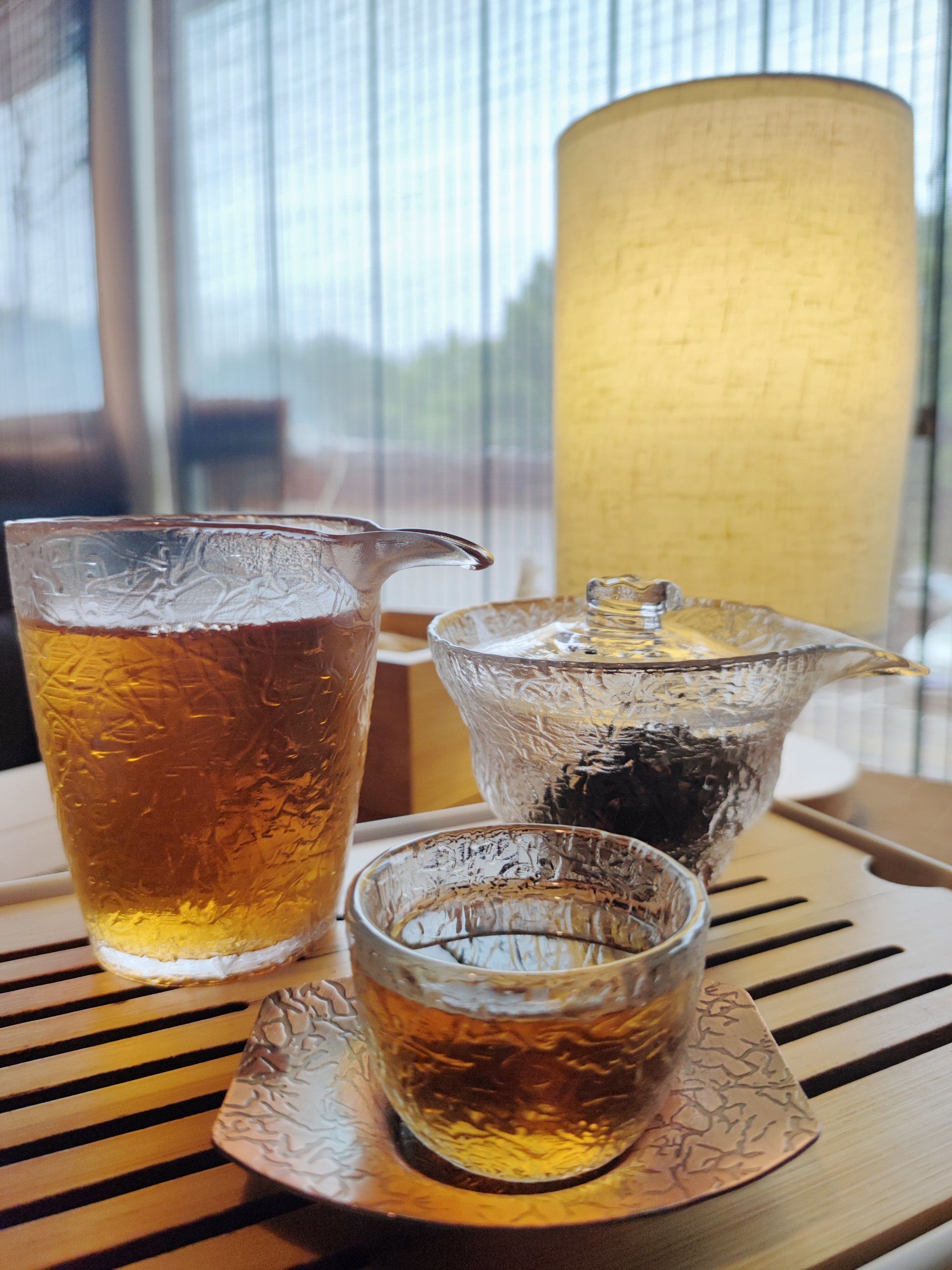 一杯茶的闲适午后