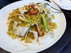雪菜炒墨鱼-宁波柏悦酒店·钱湖渔港