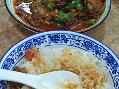 -白阿婆过油肉拌面·大盘鸡