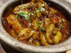 鱼香茄子煲-千日贺茶餐厅(高新万达店)