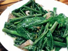 炒红脚芥蓝-正宗普宁豆干坊·洪记砂锅粥(红领巾路店)