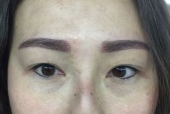 韩式半永久雾丝眉.｛上下眼线｝-平萍纹绣韩式半永久定妆