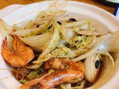 明虾豆豉娃娃菜-丁记盐蘸牛肉·新杭菜(河东路店)