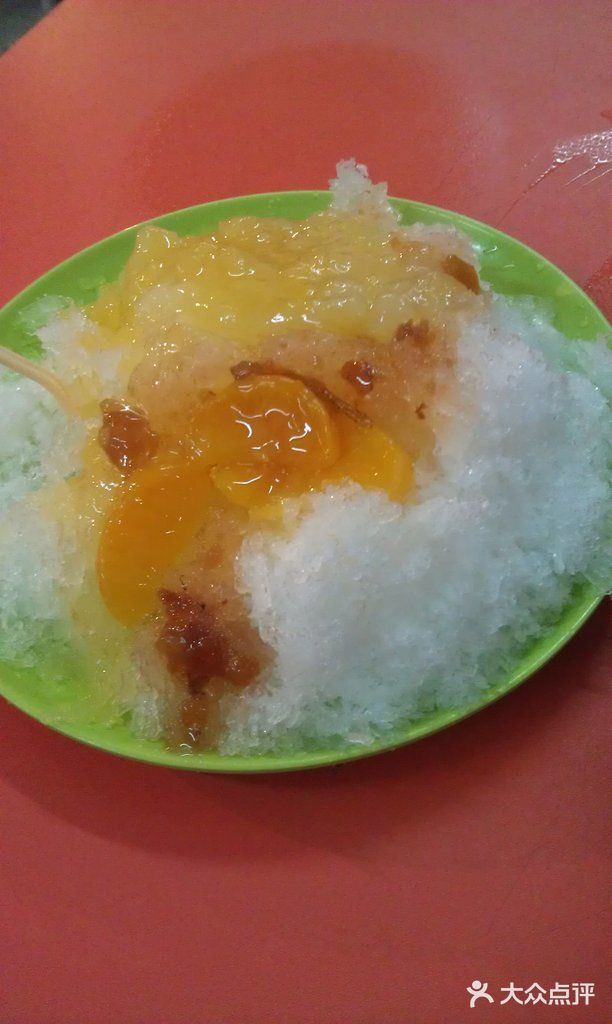 王中王刨冰水果什锦刨冰图片