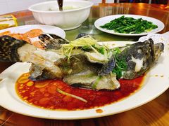 清蒸石斑鱼-正能量1号海鲜加工店