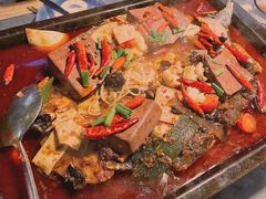-探鱼·鲜青椒爽麻烤鱼(天一广场店)
