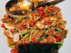 28秒爆炒黄牛肉-望湘园·洞庭渔宴(浦江欢乐颂店)