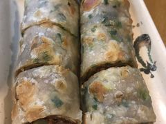 葱饼卷牛肉-台北楚楚园馅饼粥(虹桥南丰城店)