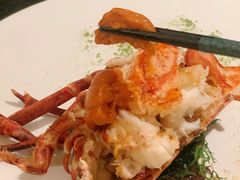 法国蓝龙虾配海胆-Ginza Onodera铁板烧(外滩十八号店)