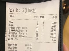 账单-Lilliput粒粒堡亲子餐厅(置汇旭辉店)
