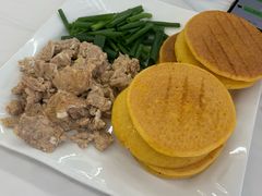 虾酱玉米饼-渔民船说·北塘海鲜·天津菜·海肠捞饭(北塘古镇店)