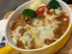 双色芝士焗肉酱意粉-艾薯夫妇Aysh(福田星河COCOPark店)