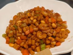 虾仁炒疙瘩-黑窑厂糖油饼烤鸭·清真菜(黑窑厂街店)