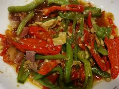 火腿炒农家豆腐皮-辣公子·千岛湖私房菜(滨江店)