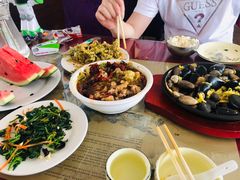 -北京龙庆四季香农家饭庄·灶台鱼·碳烤虹鳟鱼(龙庆峡店)