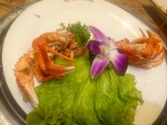 煮泸沽虾-金太阳海鲜烧烤·本地人餐厅(东纬路旗舰店)